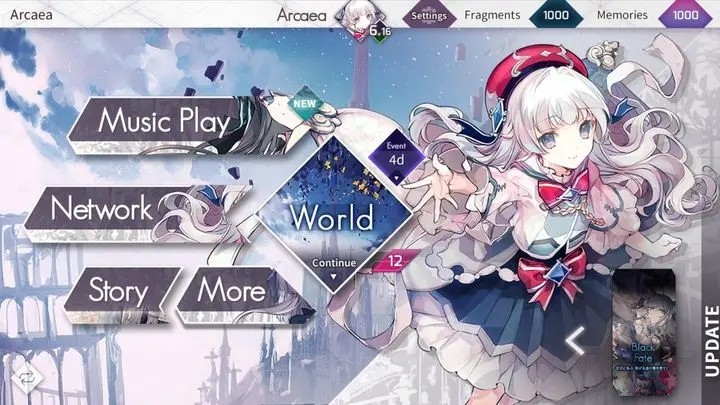 arcaea破解版免登录全人物全曲包