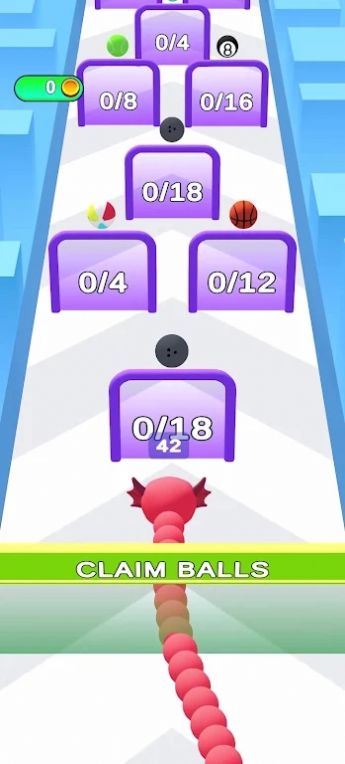 毒蛇球跑酷游戏