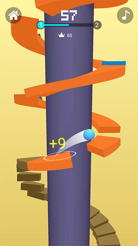 球球跳跳塔游戏