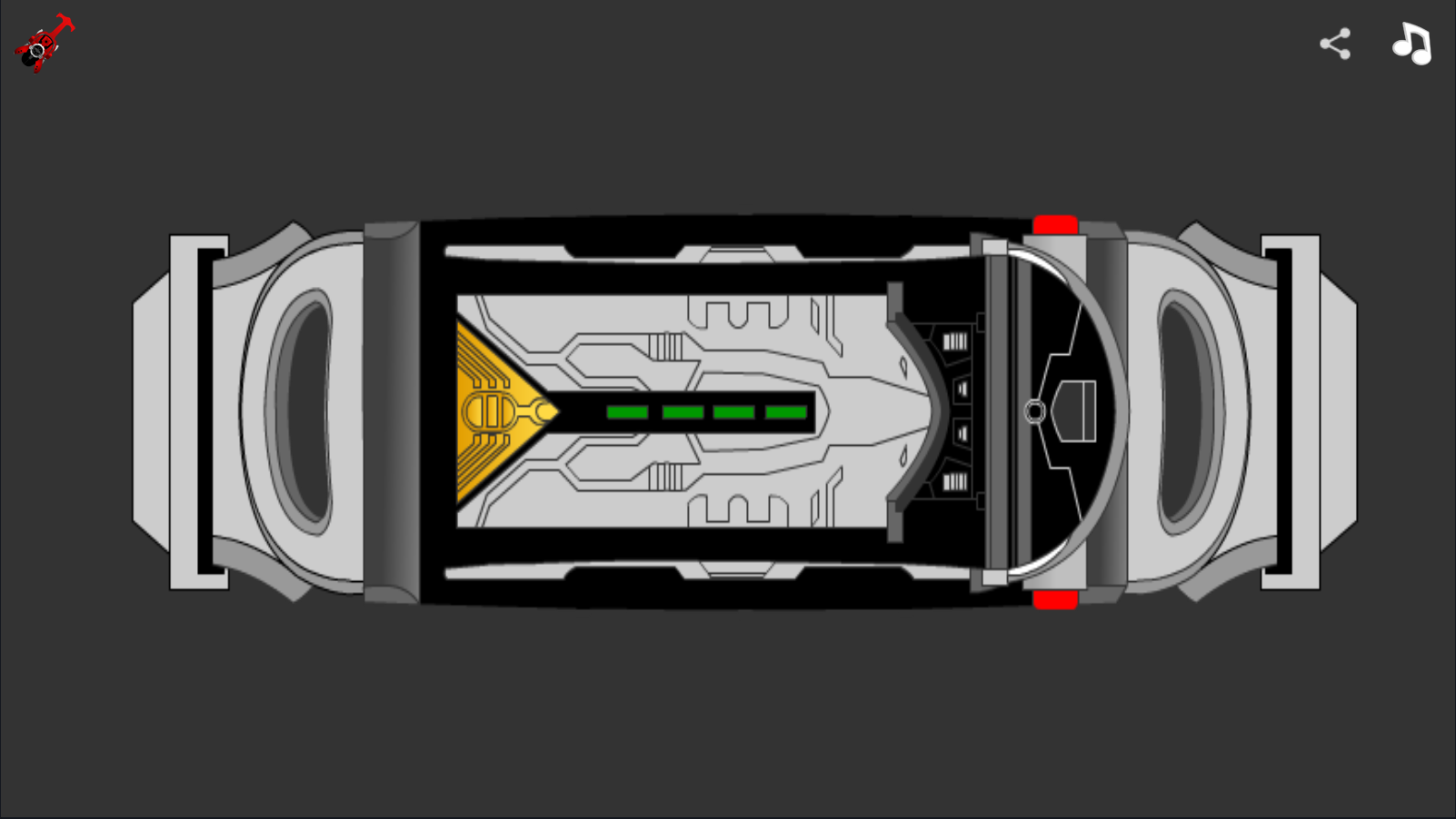 假面骑士甲斗王腰带模拟器