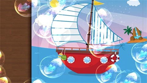 宝宝火车碎片拼图