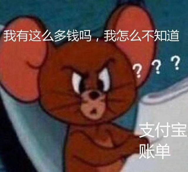 看完年度账单的我表情包