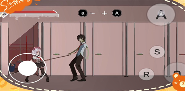 白毛猫娘大战僵尸