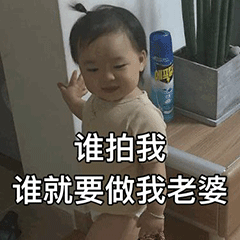 谁拍我就要做我老婆表情包