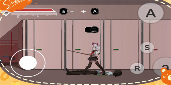 白毛猫娘大战僵尸