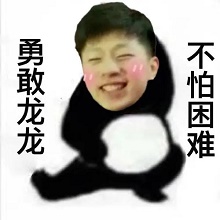 可爱龙龙不怕困难表情包