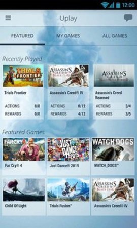 uPlay手机客户端