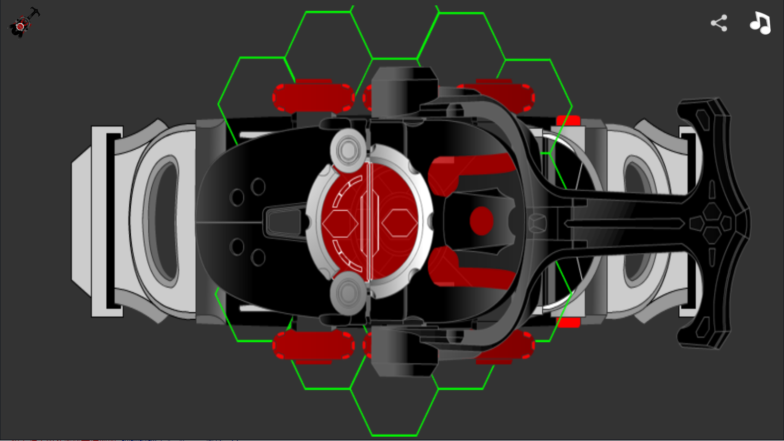 假面骑士甲斗王腰带模拟器