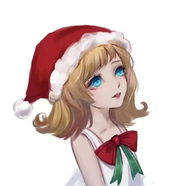 蔡文姬澜圣诞情侣头像