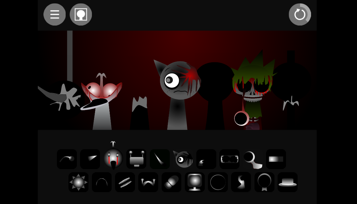 节奏盒子Sprunki极度恐怖版