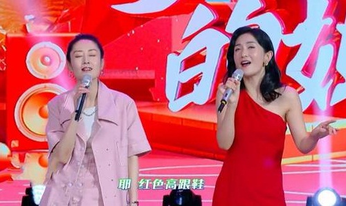 谢娜模仿刘敏涛表情包