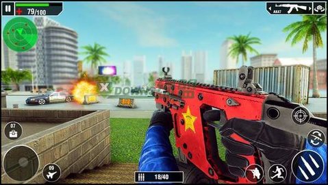 反警察罢工射击游戏
