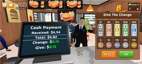 汉堡店模拟器