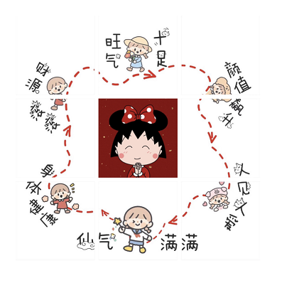 2021跨年九宫格图片