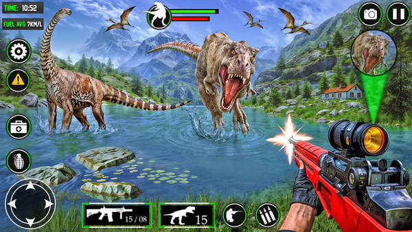 野生恐龙狩猎