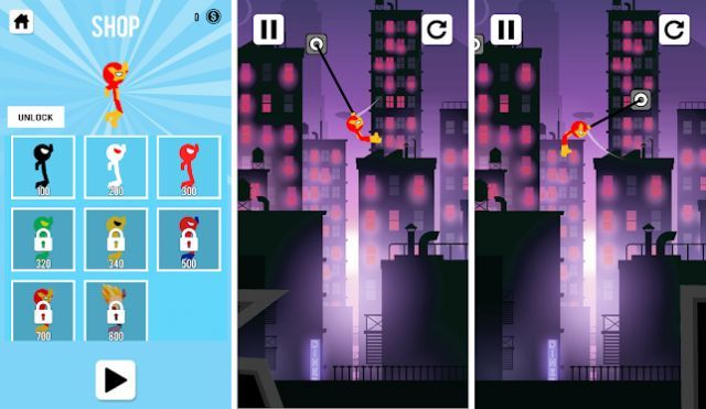 火柴人超级英雄钩