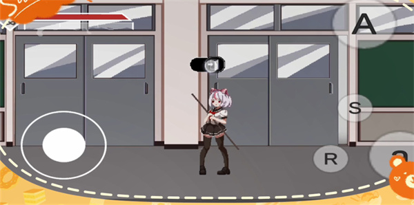 白毛猫娘大战僵尸