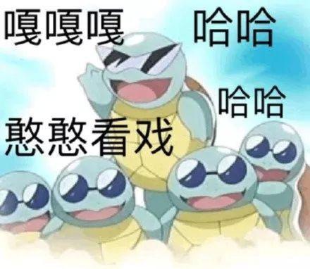 憨批军团之杰尼龟表情包