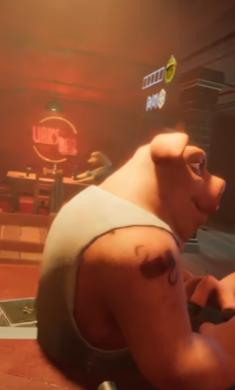 骗子酒馆伸缩脖子工具