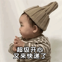 双十一收快递表情包