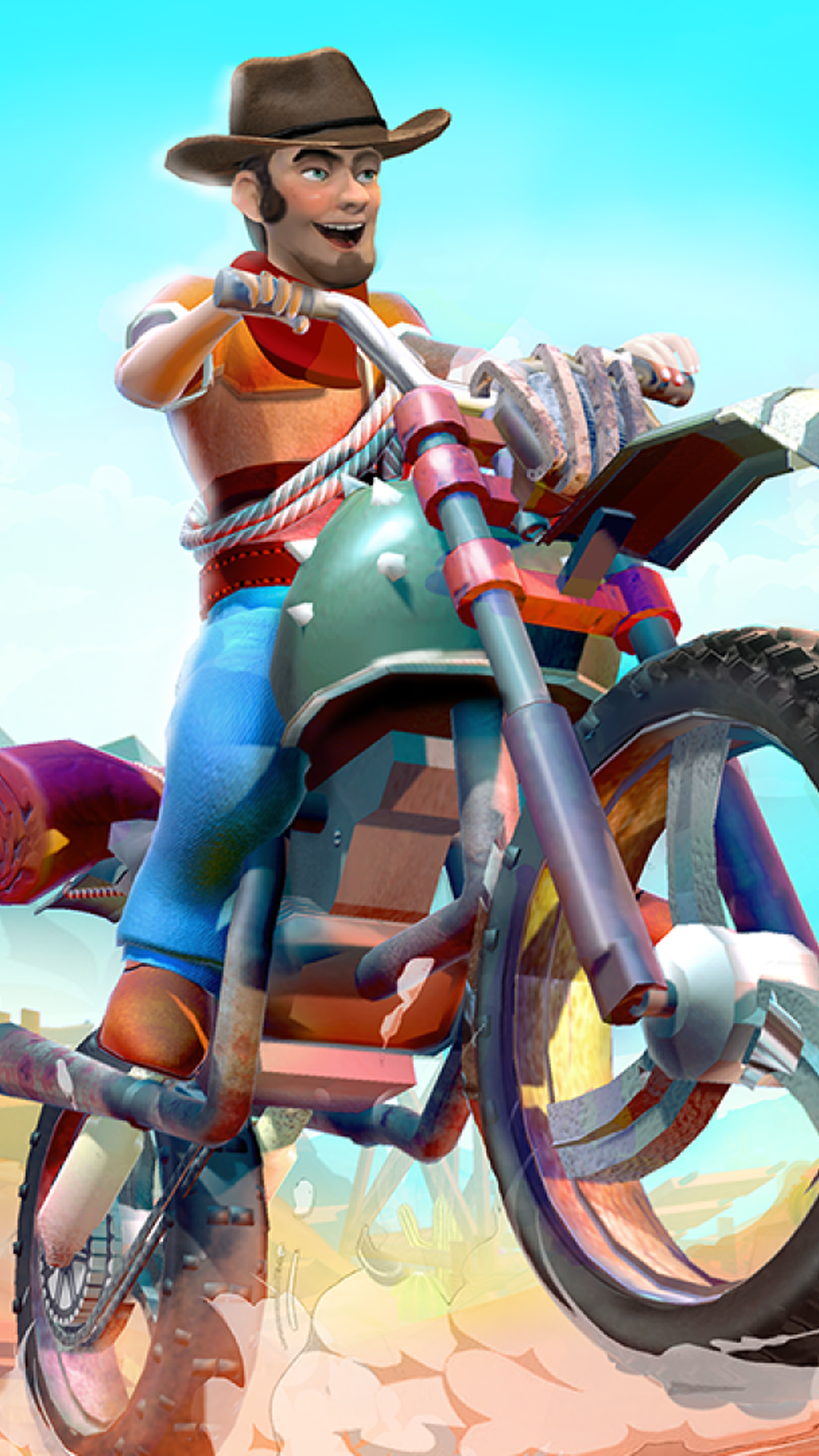 山地摩托车牛仔