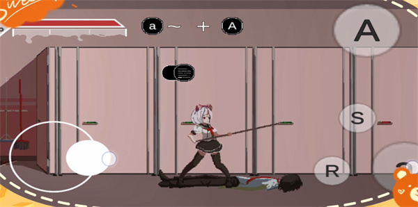 白毛猫娘大战僵尸