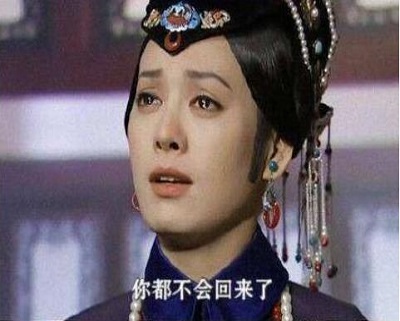 宁静上次哭这么惨还是多尔衮死表情包