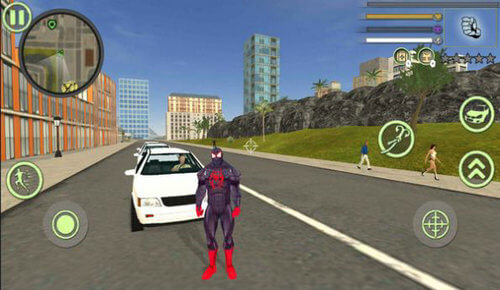 黑蜘蛛侠绳索英雄手机版