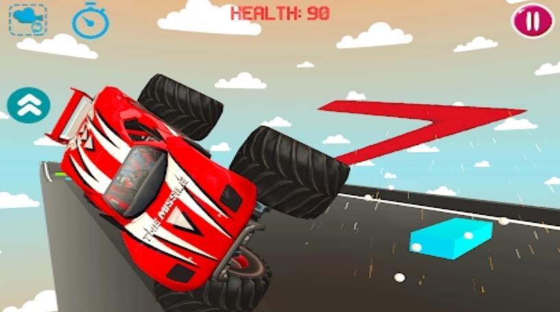 障碍坡道和怪物卡车驾驶手机版