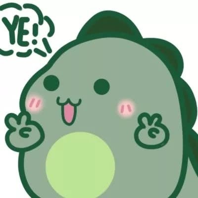 最近很火的小恐龙头像