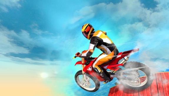 疯狂自行车天空特技3D最新版
