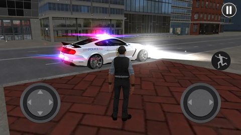 Mustang Police Car Driving 2021