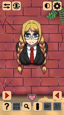 卡在墙中的少女游戏桃子移植