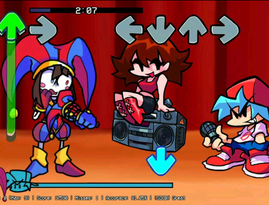 fnf神奇数字马戏团模组