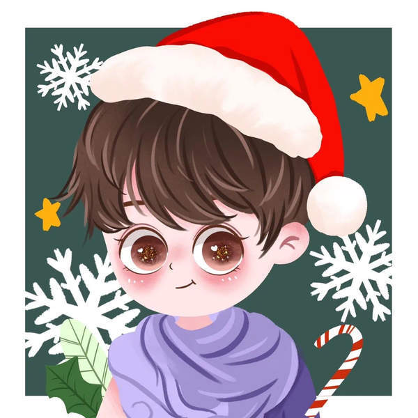 蔡文姬澜圣诞情侣头像