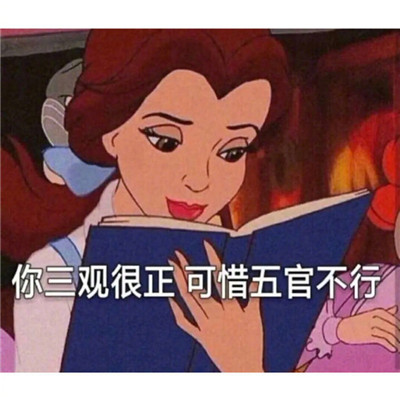迪士尼公主搞笑表情包