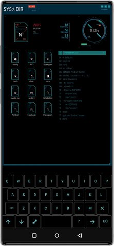 黑客Aris主题桌面下载