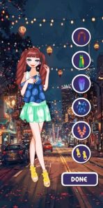 舞会准备的少女