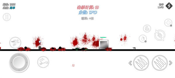 火柴人战争红色打击枪