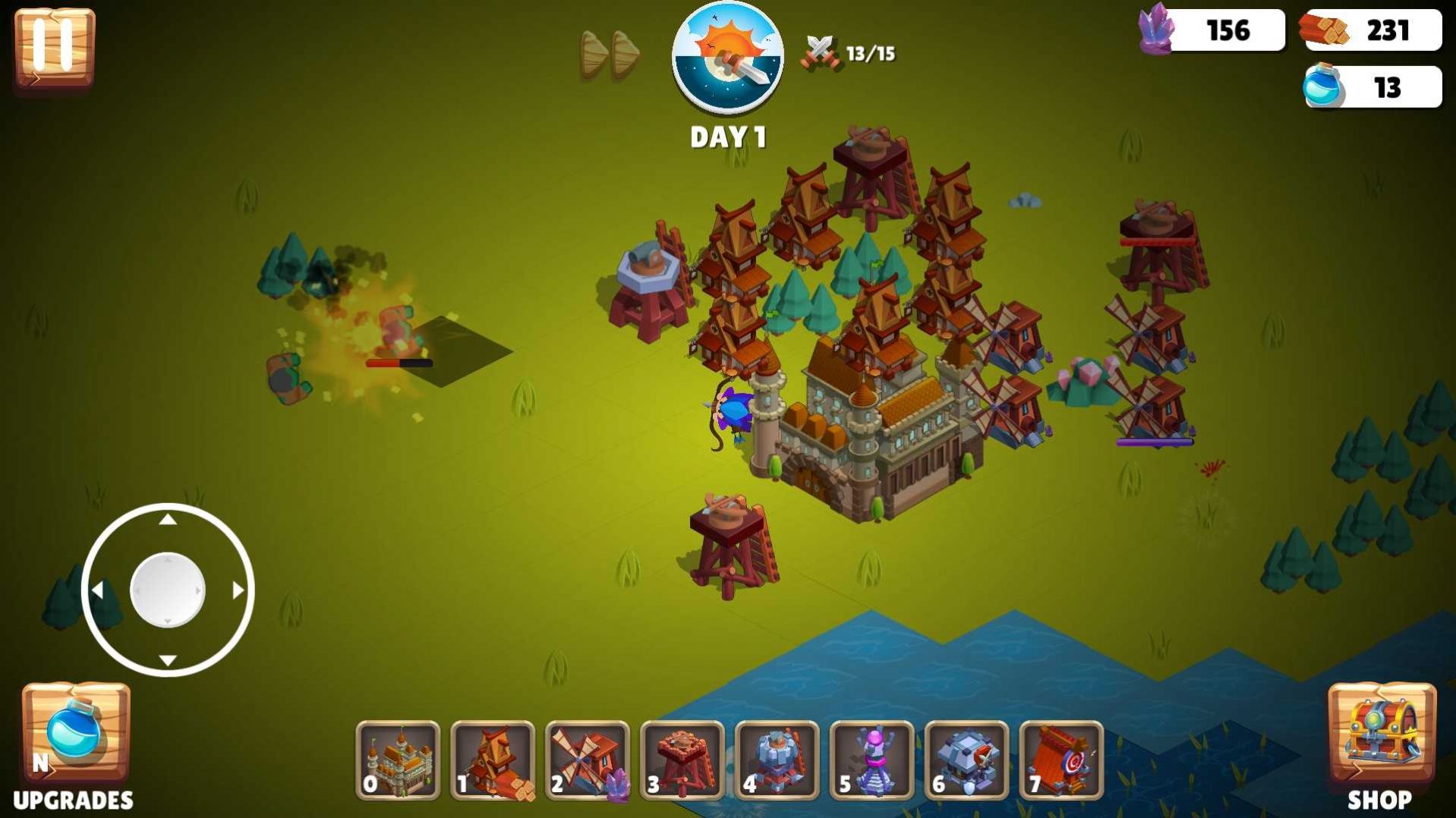 夜幕降临僵尸入侵手机版