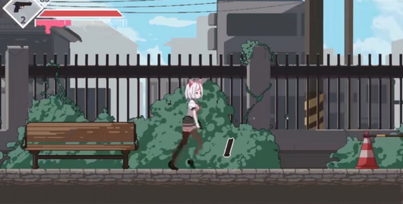 白毛猫娘大战僵尸0.54官方版