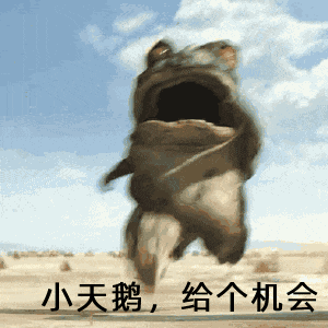 小天鹅给个机会表情包